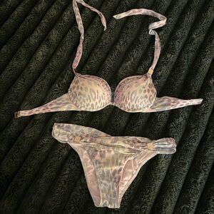 Victoria's Secret Blue Cheetah Bikini